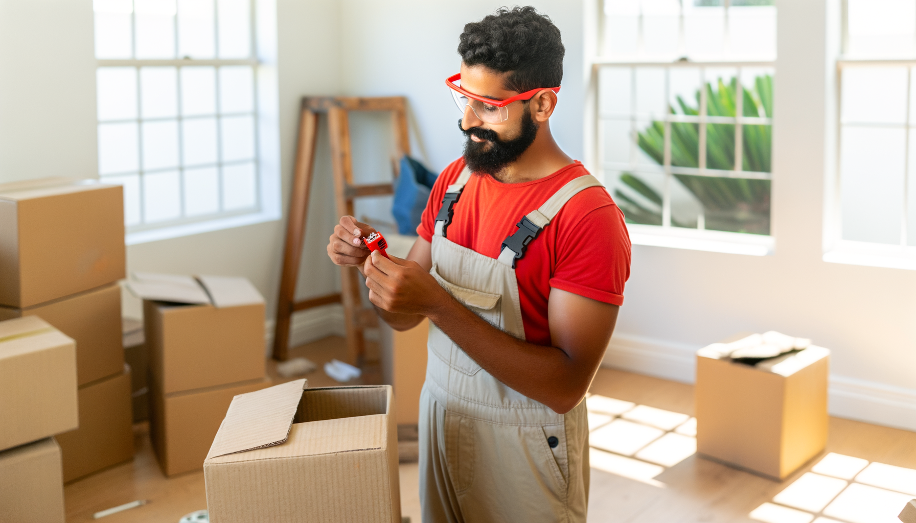 Couple reviewing moving company contracts to avoid red flags when hiring movers