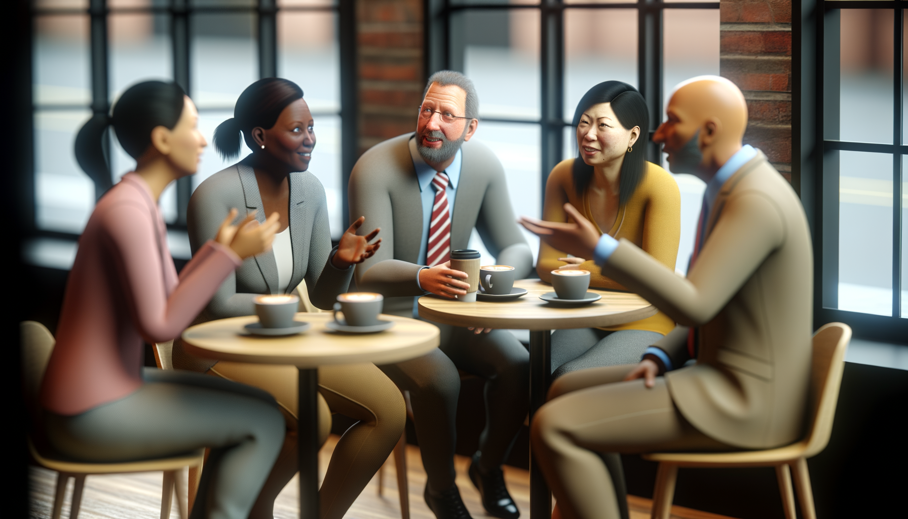 Customers naturally sharing positive business recommendations in conversation