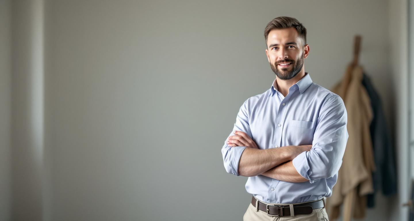 Home inspector reviewing inspection report with homebuyers in bright living room
