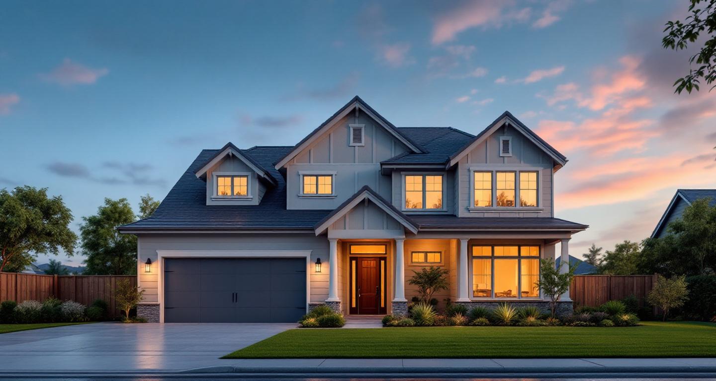 Homeowners inspecting their completed landscaping work, checking plants and irrigation systems